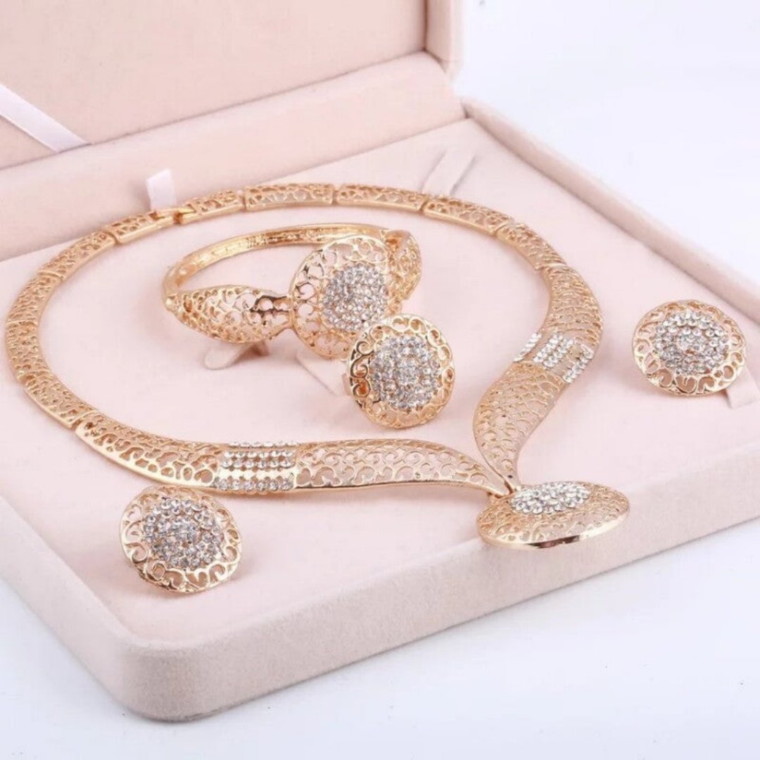 Amazing African Rhinestone Set