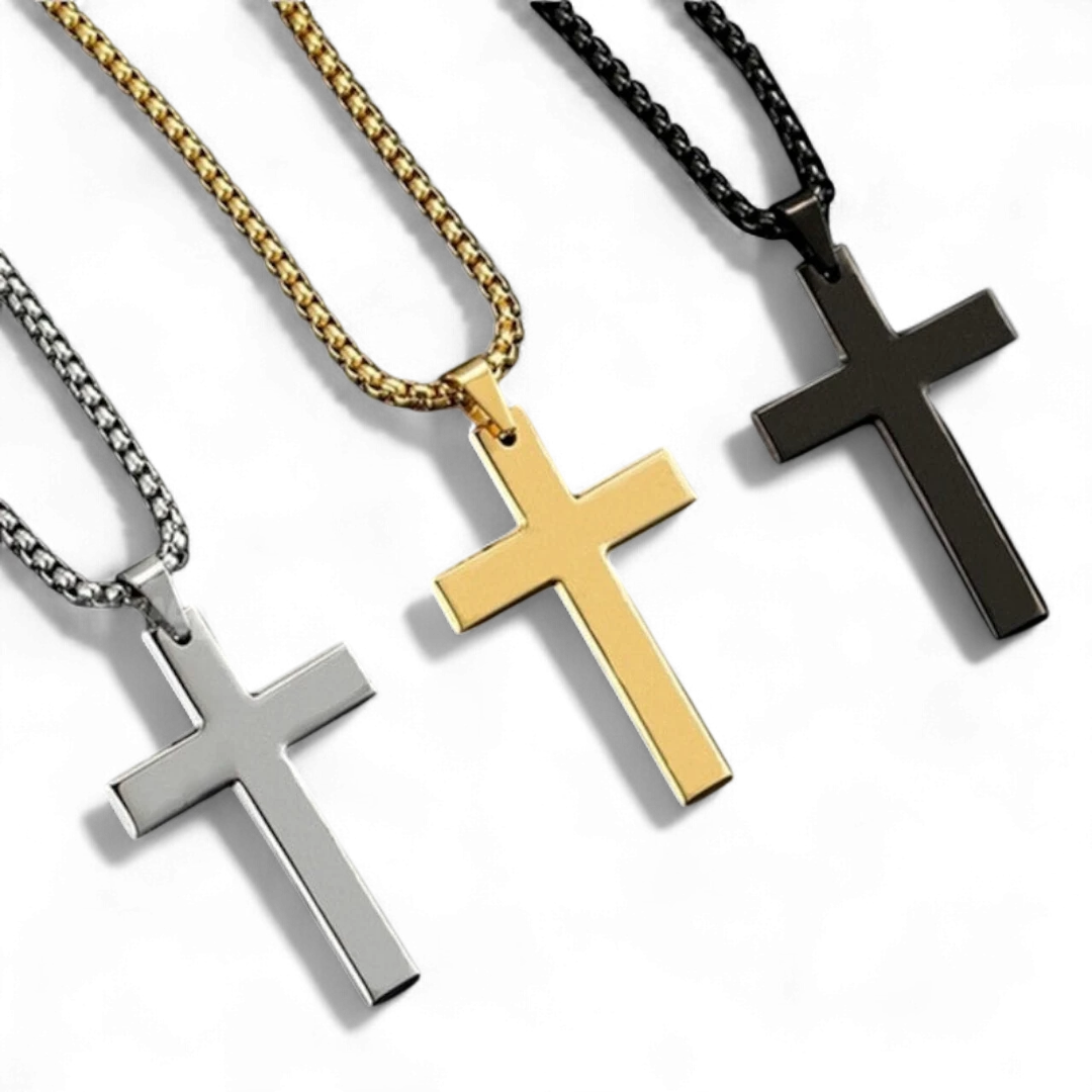 Cross High Quality Necklace - 3 Colors