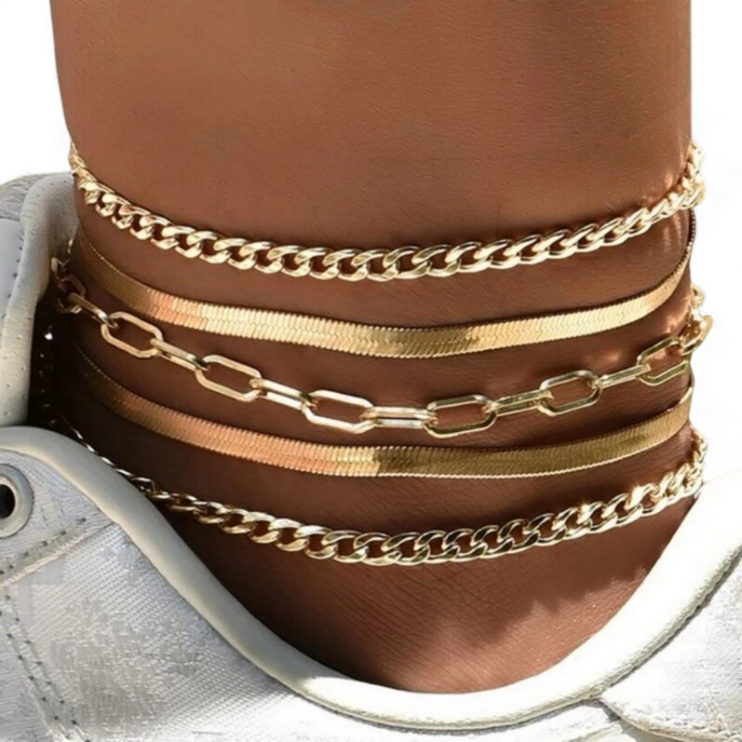 Cuban Chain Anklets