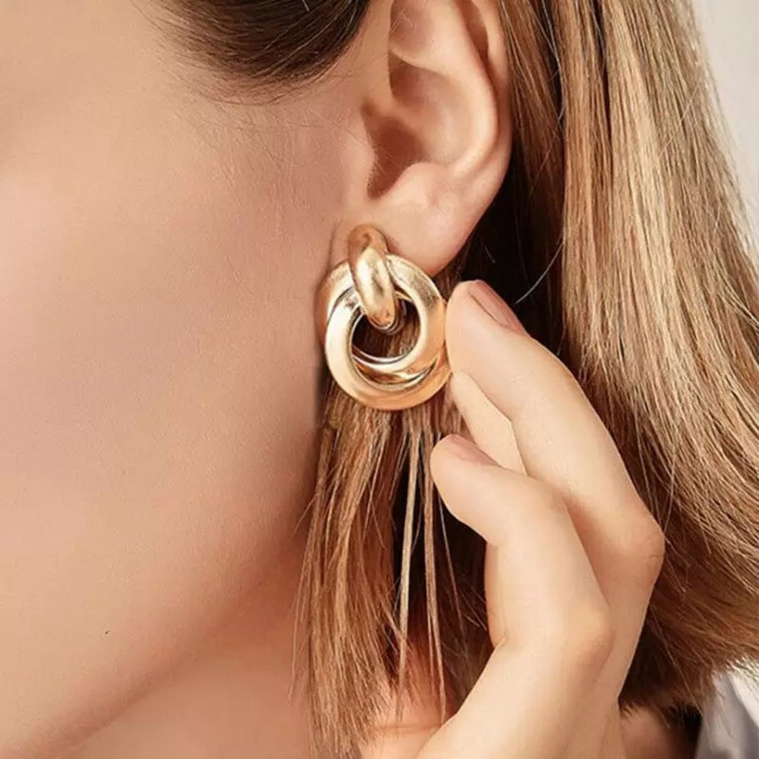 Bohemian Trendy Metal Earrings - 2 Colors