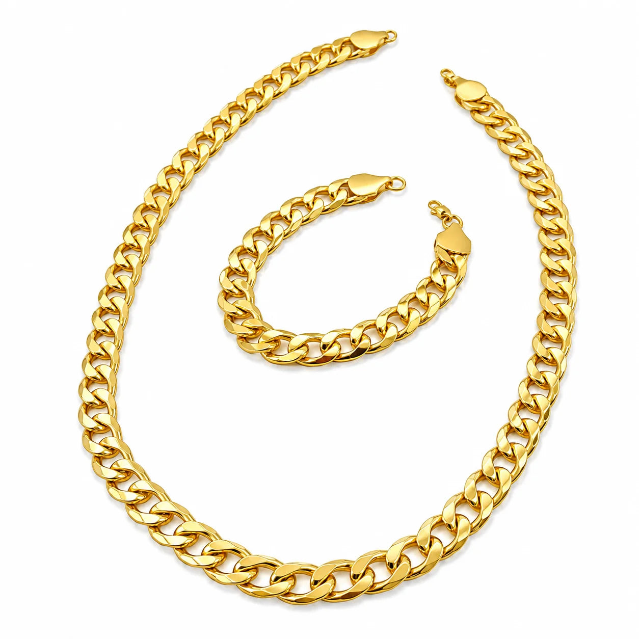 Braided Necklace & Bracelet Set - Model 14