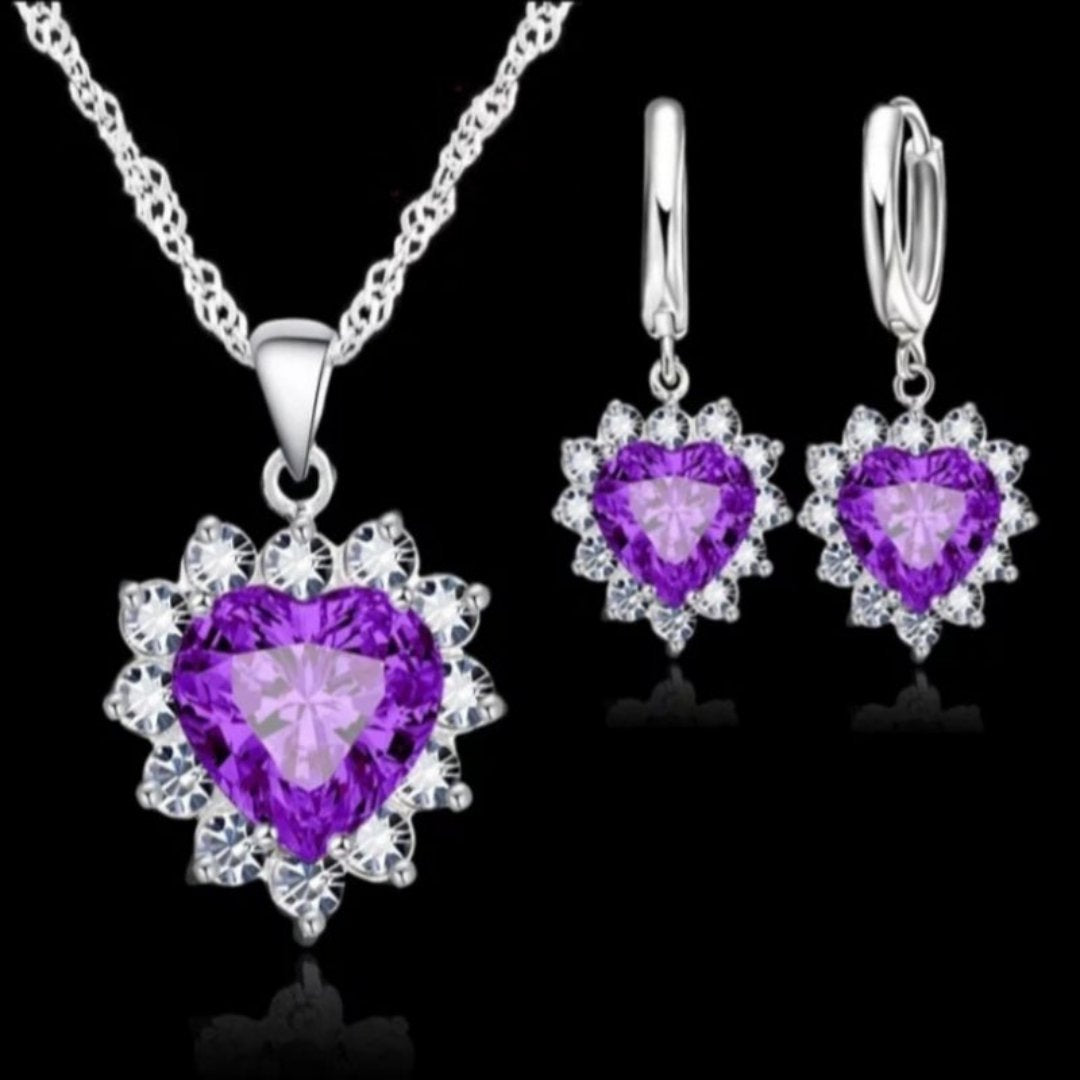 Charming Heart Stone Set