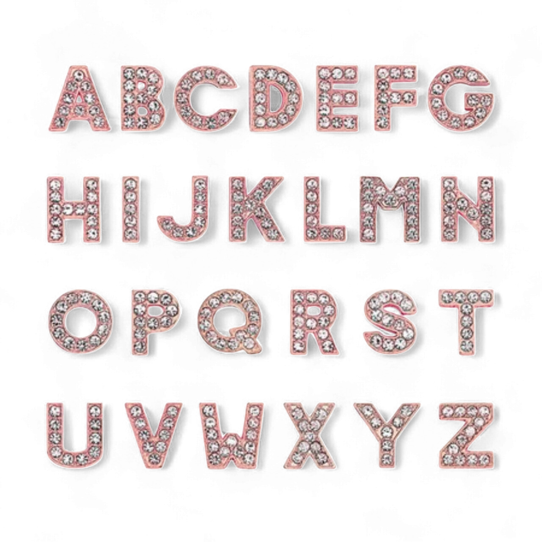 Charms Letters - Pink