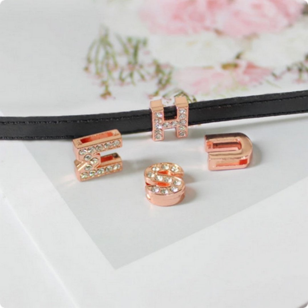Charms Letters - Rose Gold
