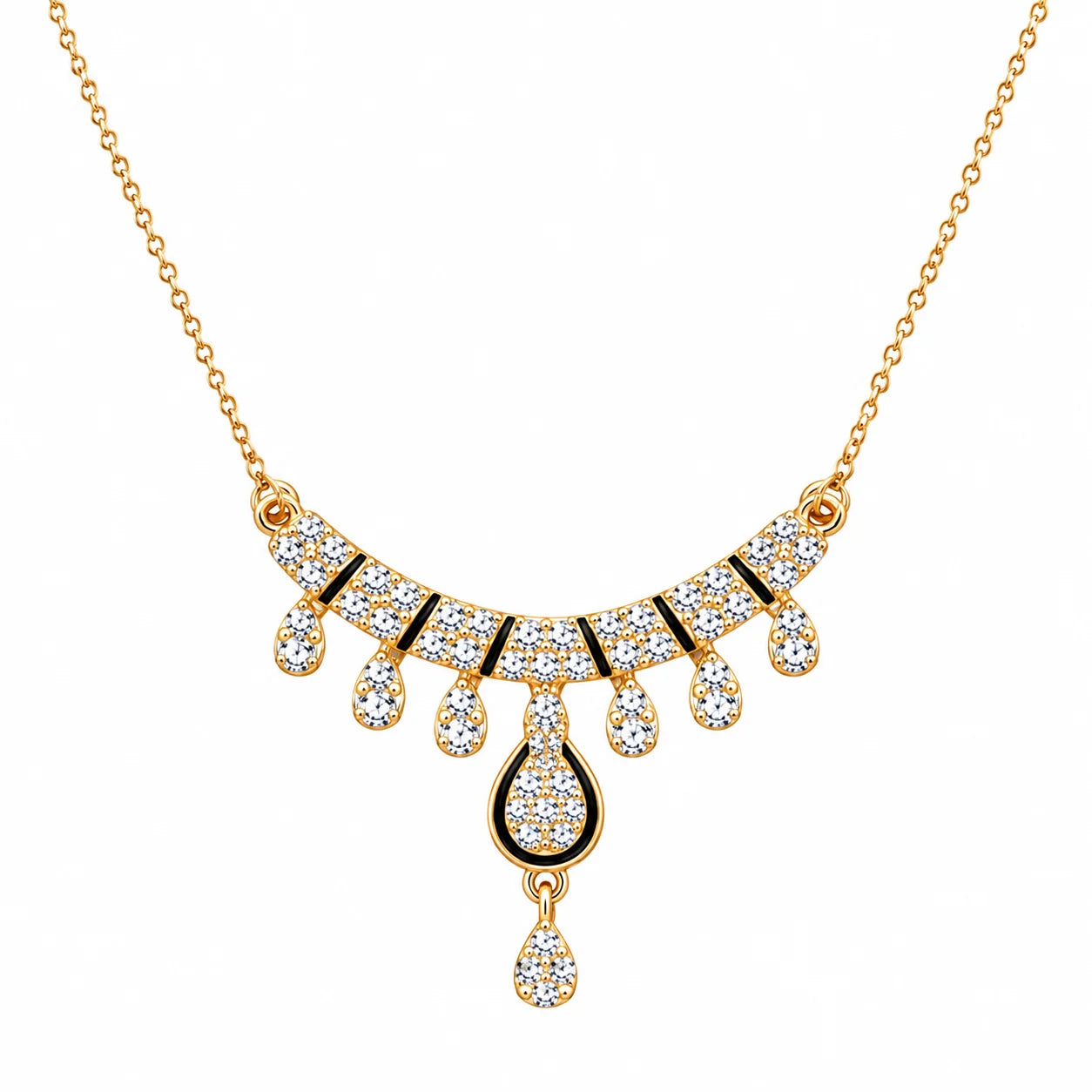 Crystal Water Drop Jewelry Set