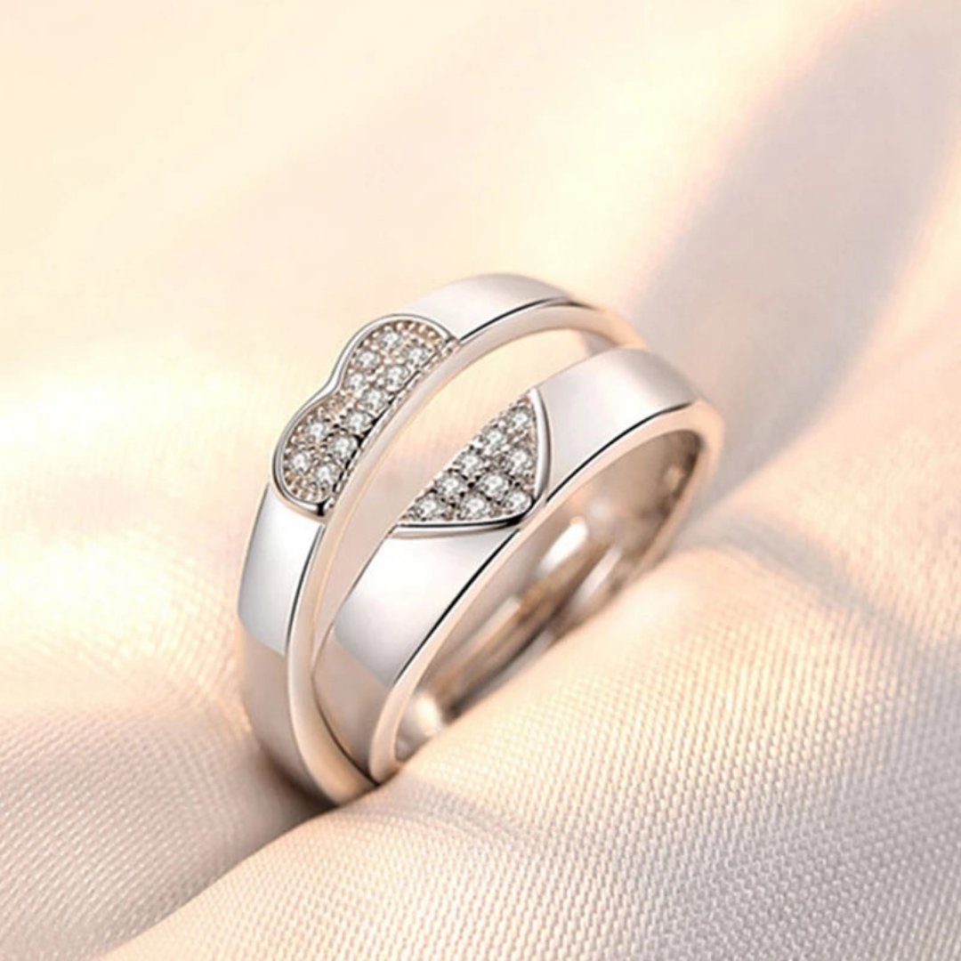 Double Love Couple Rings