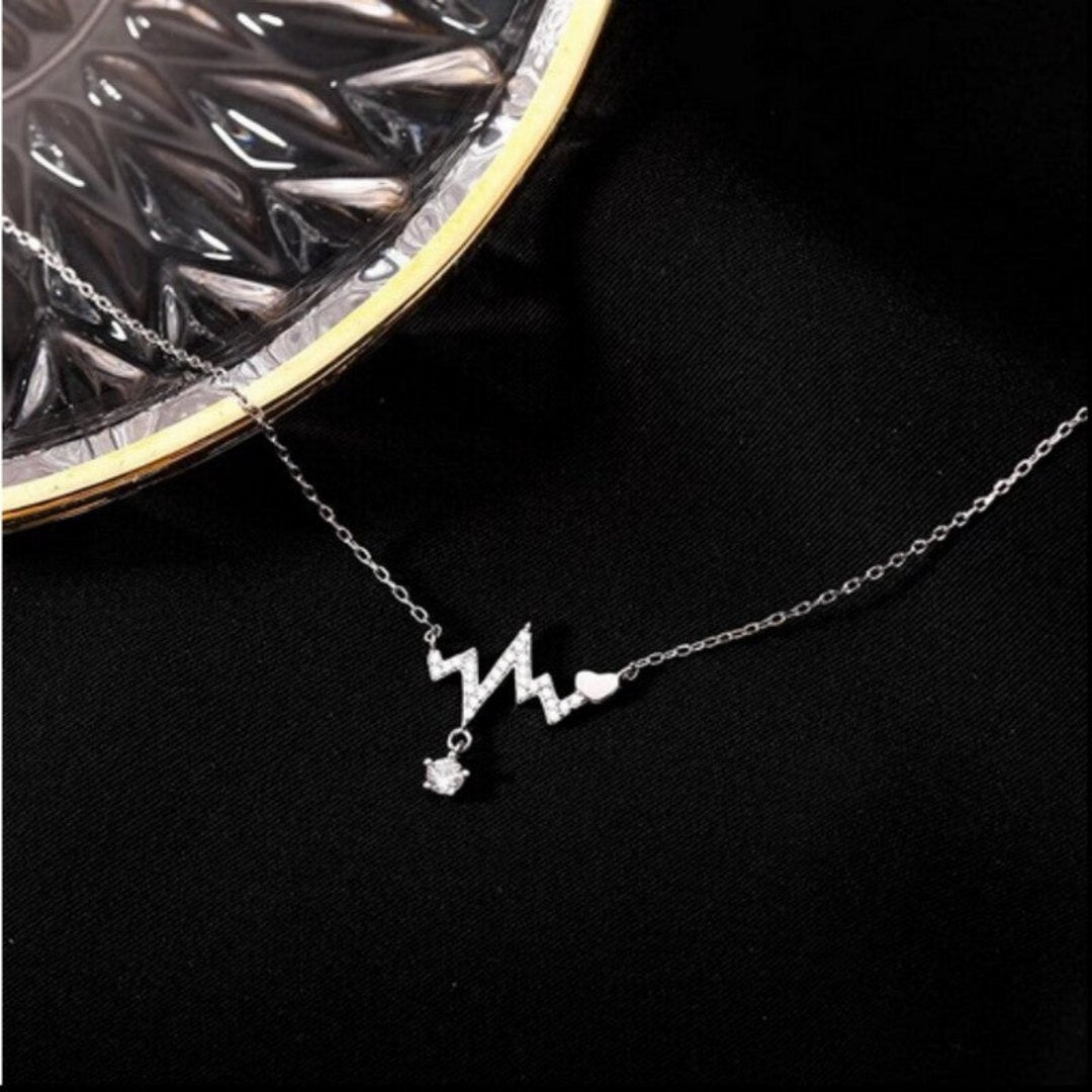 Heart Beat Necklace - 2 Colors
