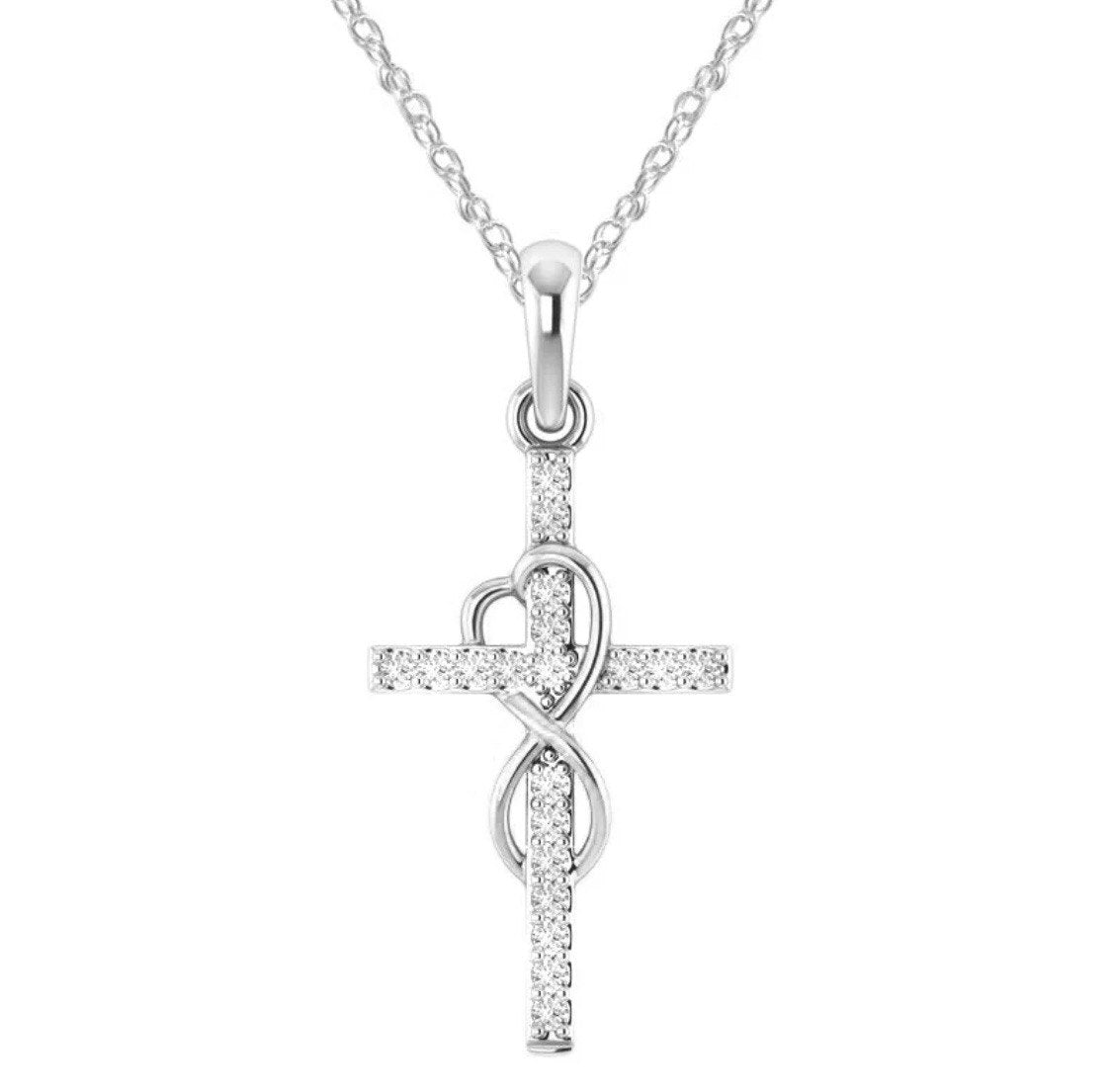 Infinity Love Cross Necklace 2