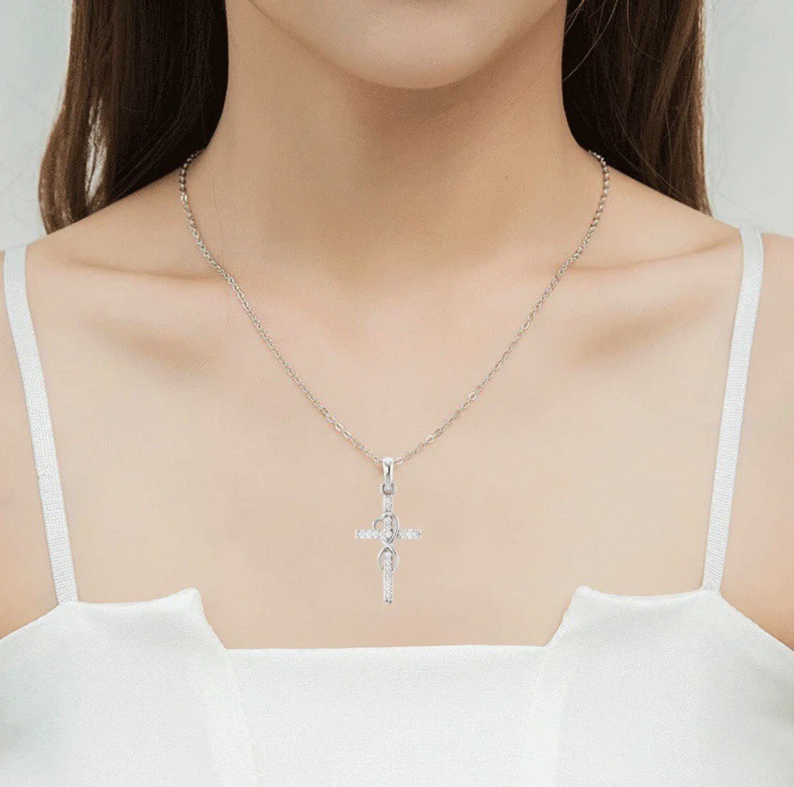 Infinity Love Cross Necklace 2