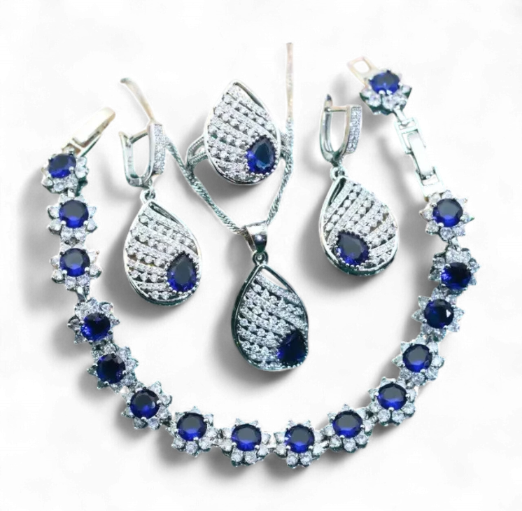 Jewelry Wedding Set - 925 Silver