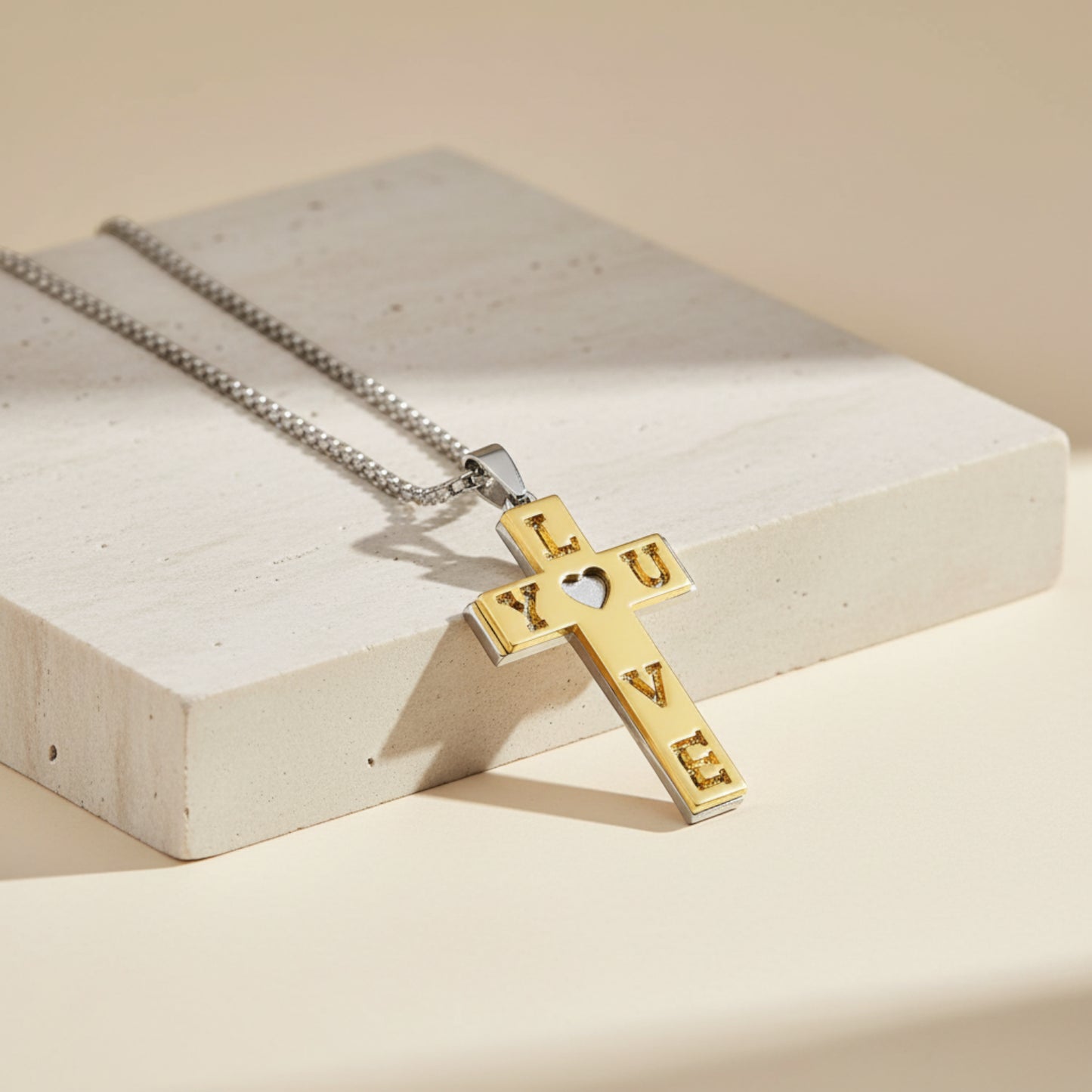 Love Cross Pendant
