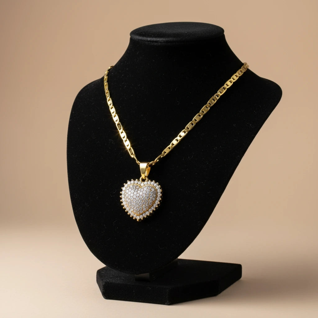 Lovely Bright Heart Necklace