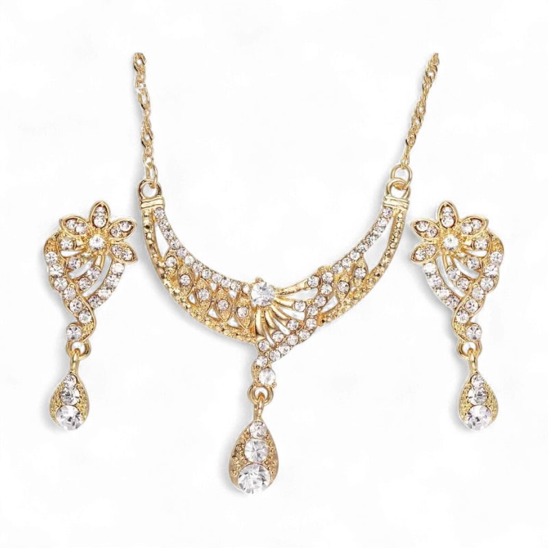 Luxurious Diamond Drop Set