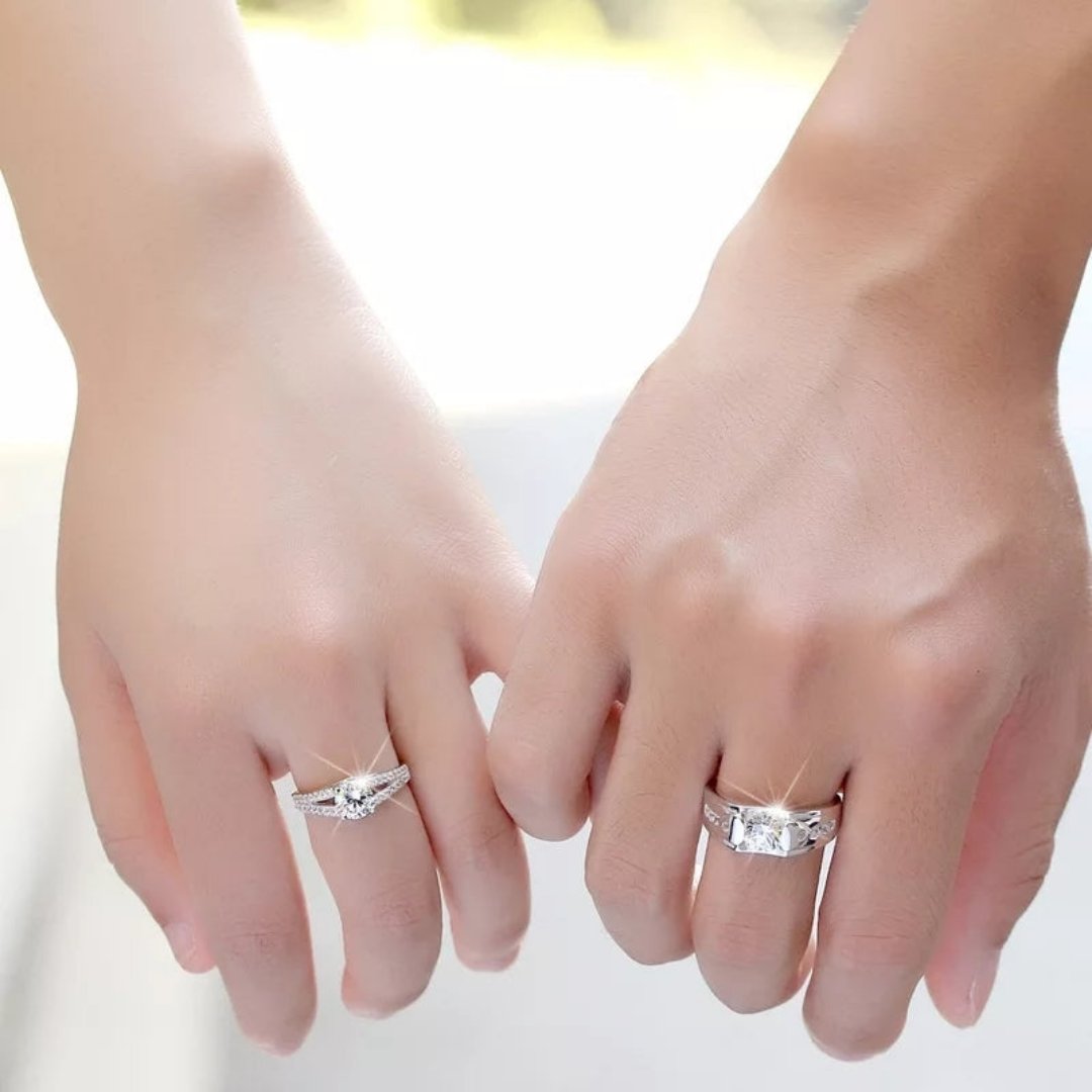 Luxurious Exquisite Couple Rings