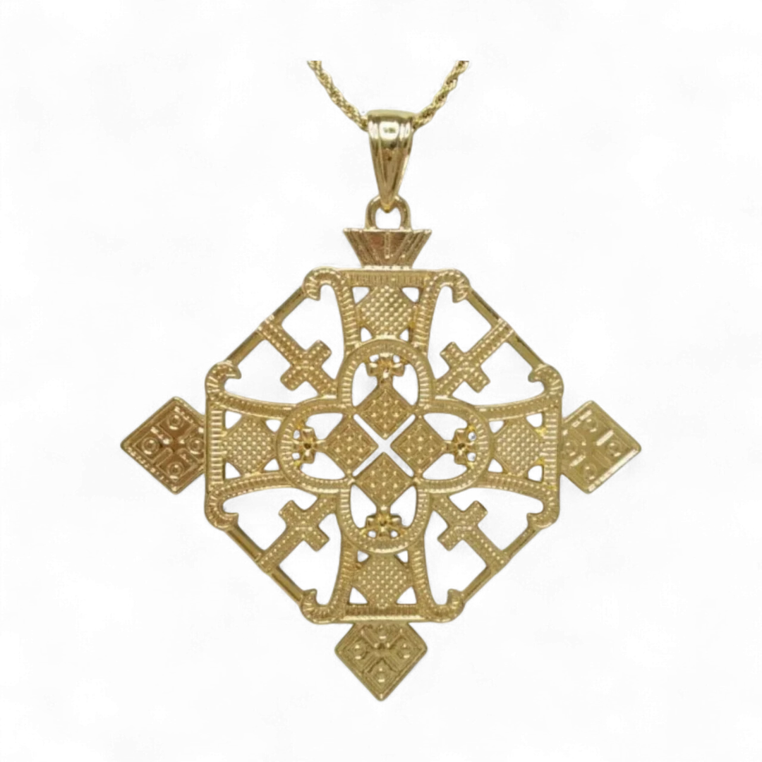 Luxurious Square Crosses Necklace