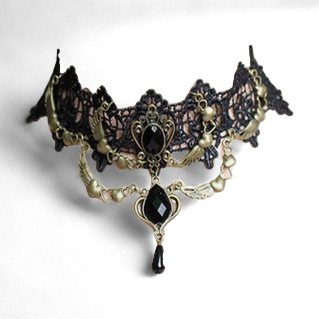 Neck Black Necklace - Model 2