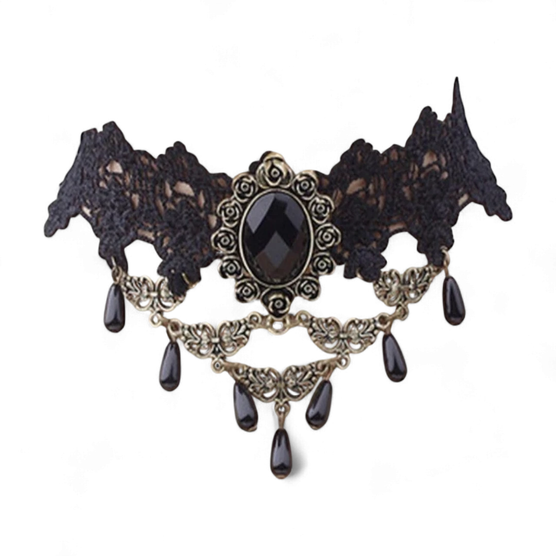 Neck Black Necklace - Model 3