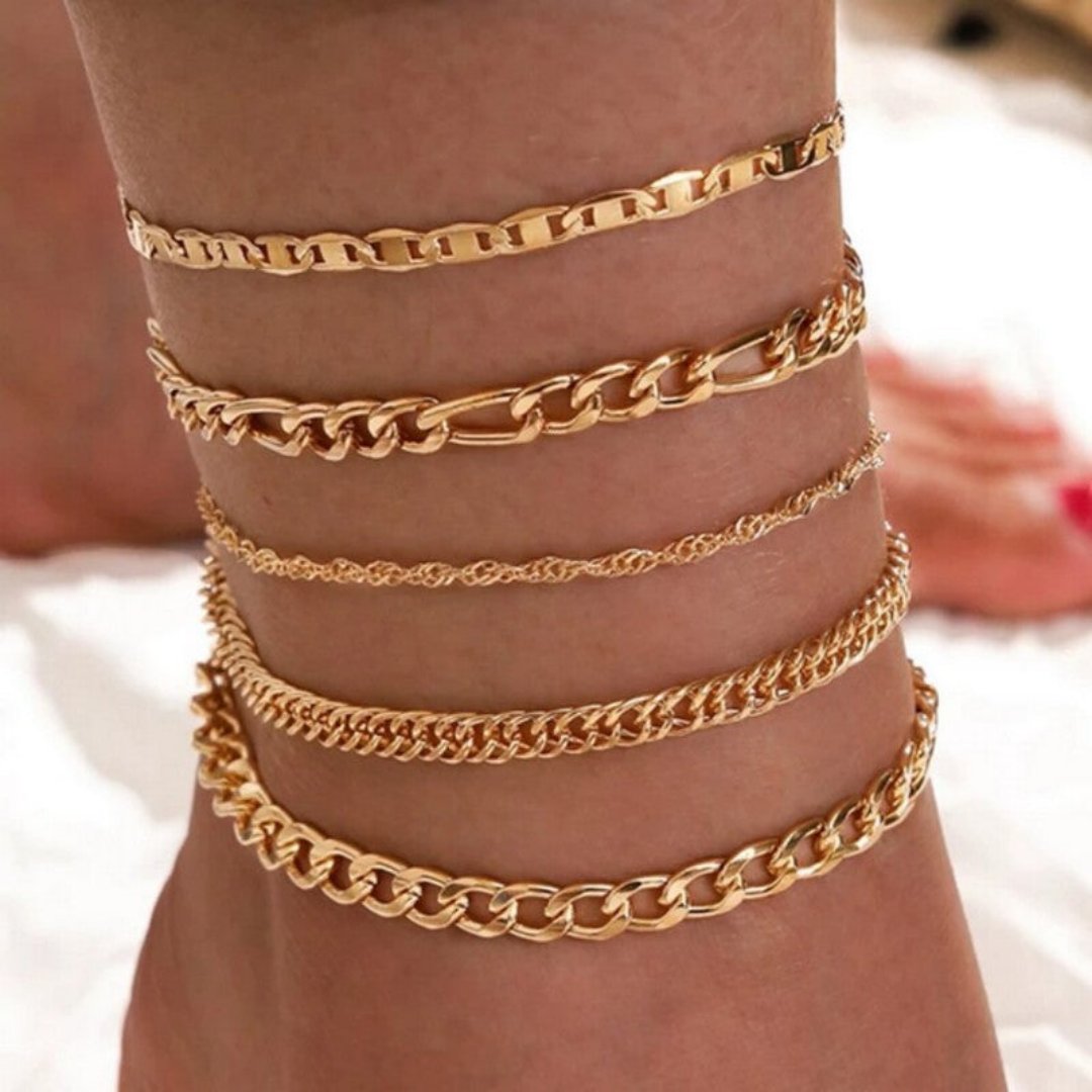 New Anklets Gold