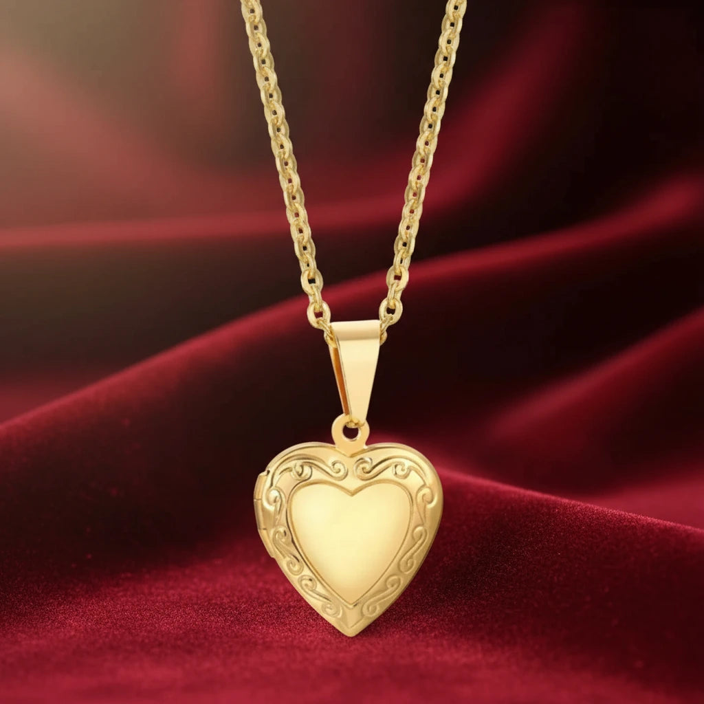 Openable Heart Necklace