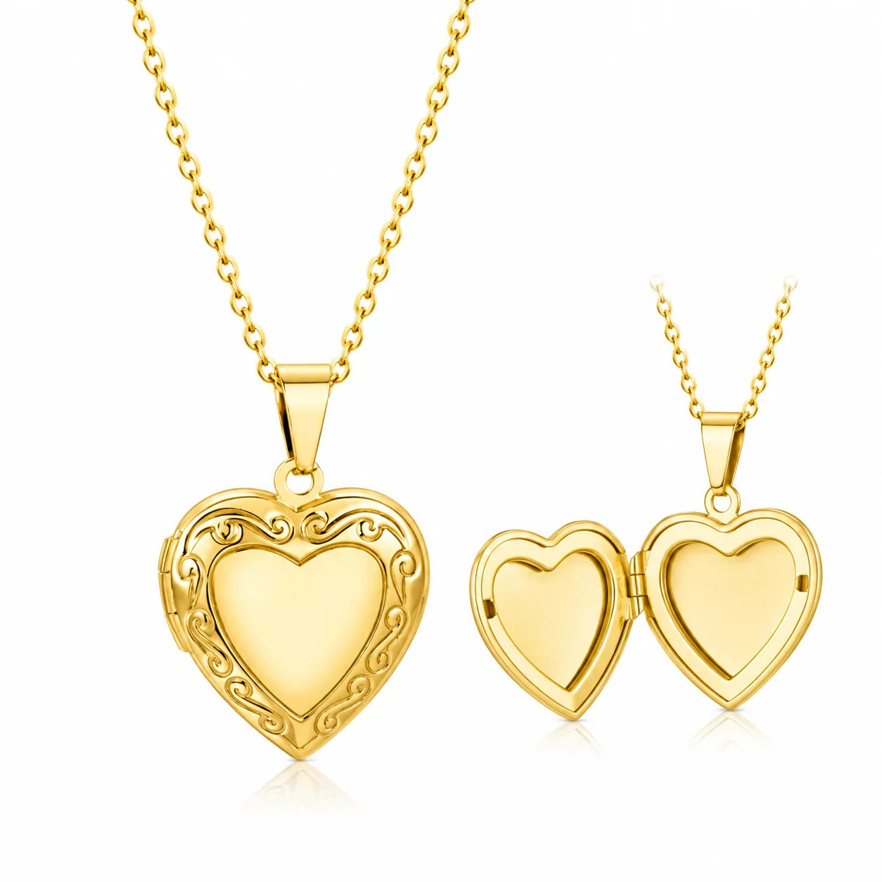 Openable Heart Necklace