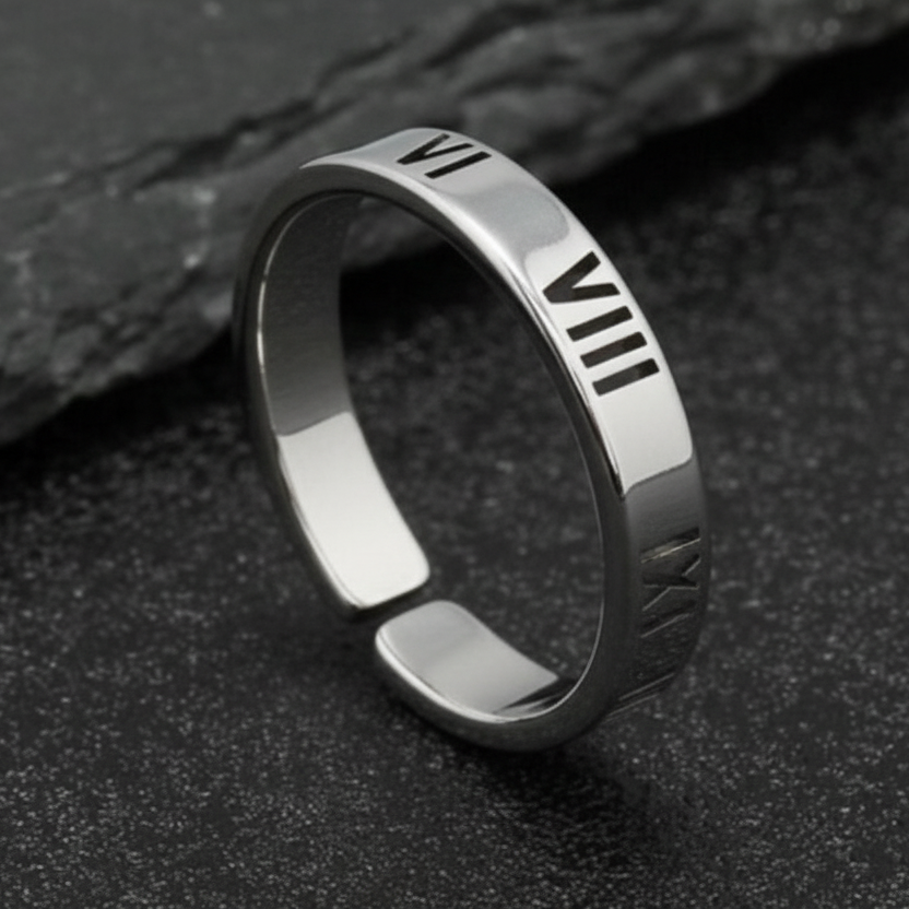 Roman Numeral Ring