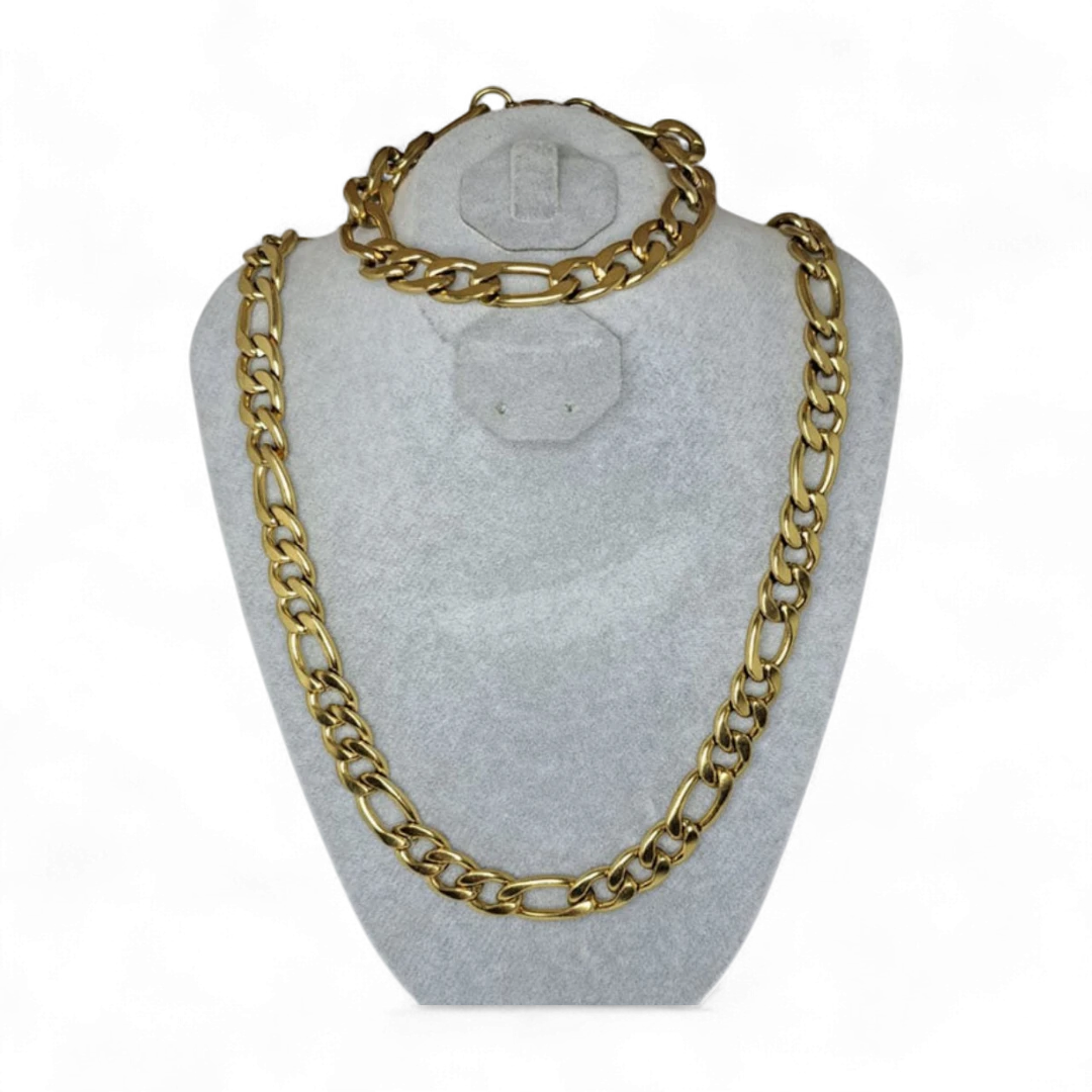 Braided Necklace & Bracelet Set - Model 14