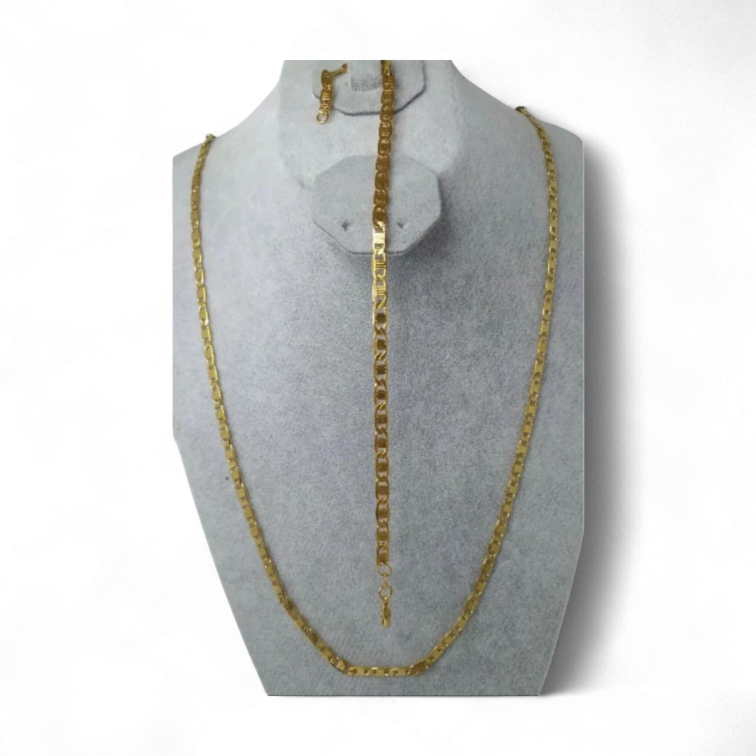 Braided Necklace & Bracelet Set - Model 4