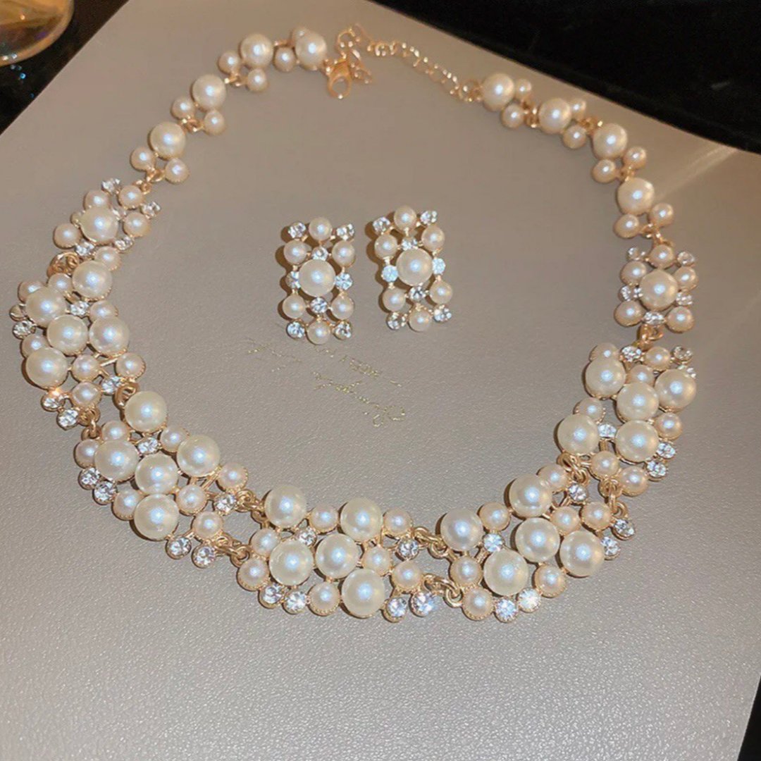 Square Pearl Set