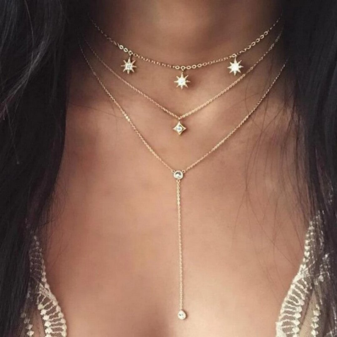 Stars Gold Necklaces