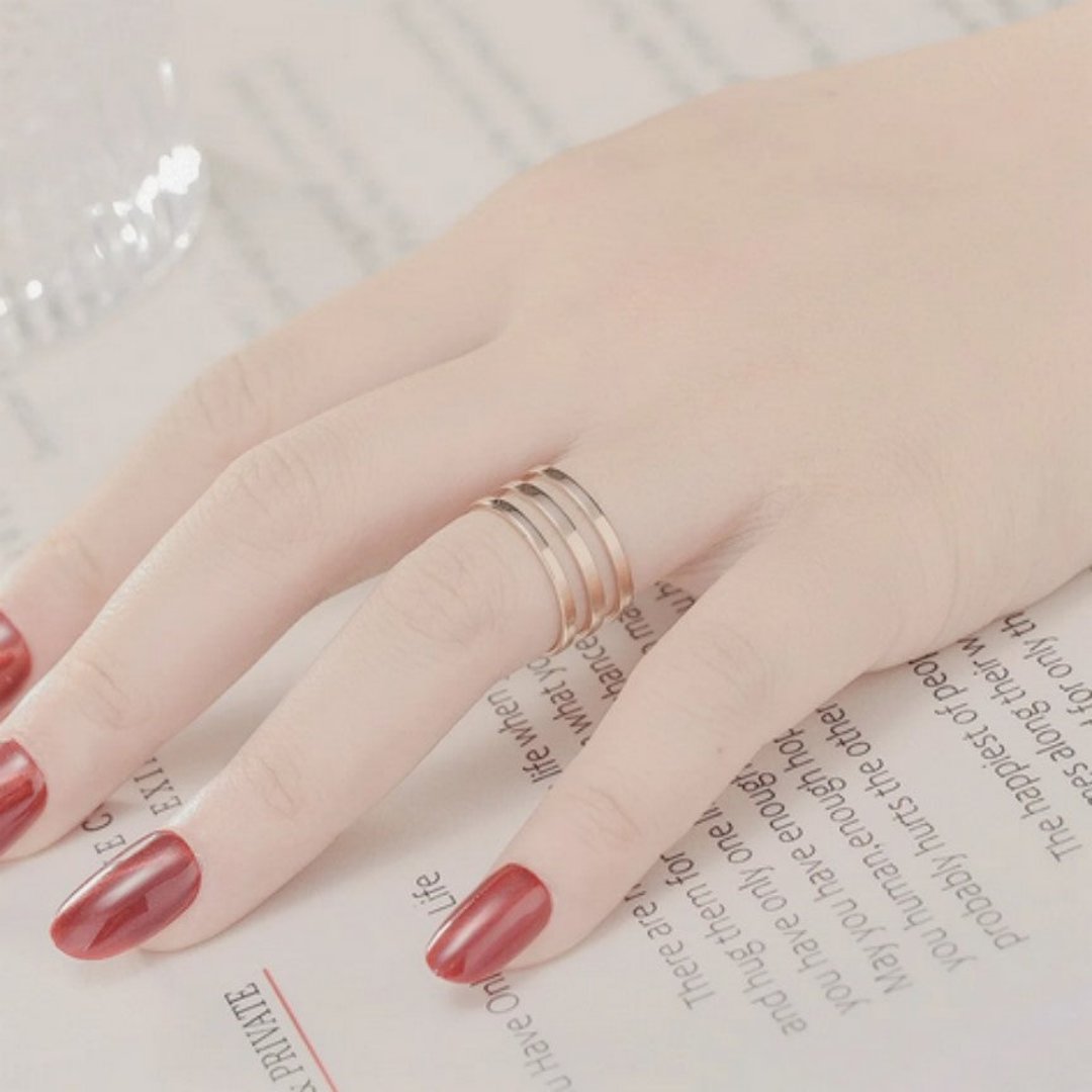 Three-Layer Square Ring