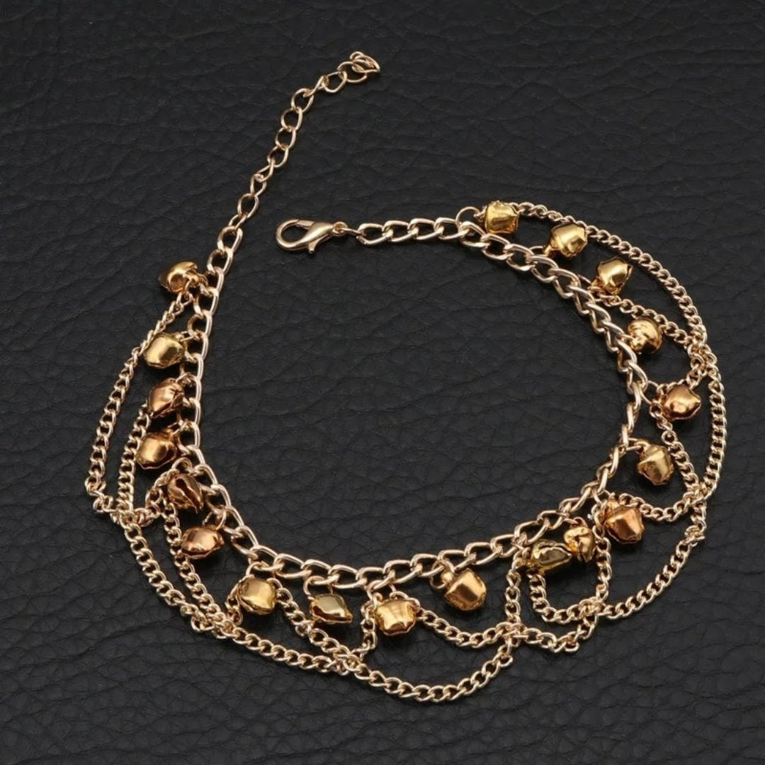 Trendy Bohemian Bell Anklet