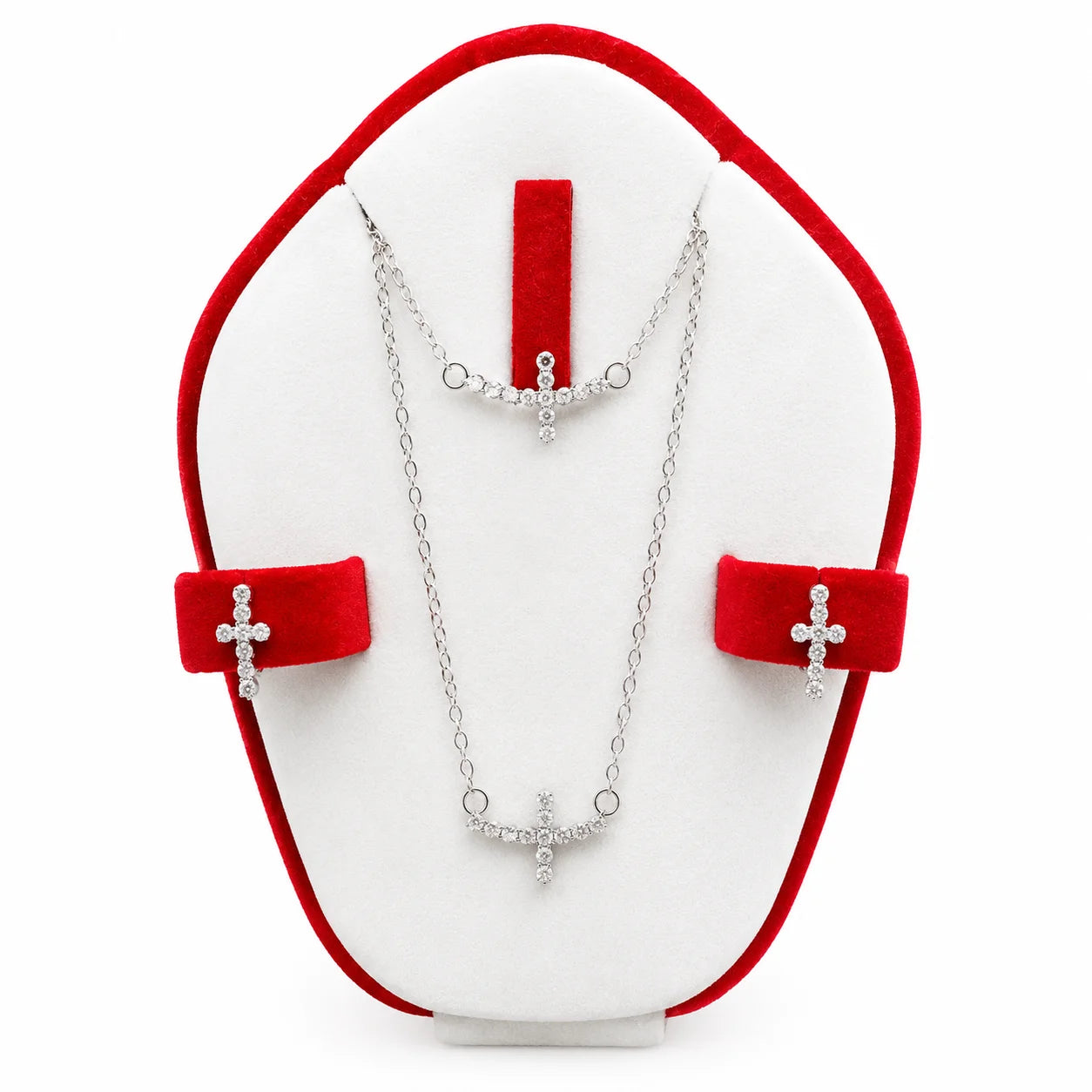 Twisted Shiny Cross Bracelet