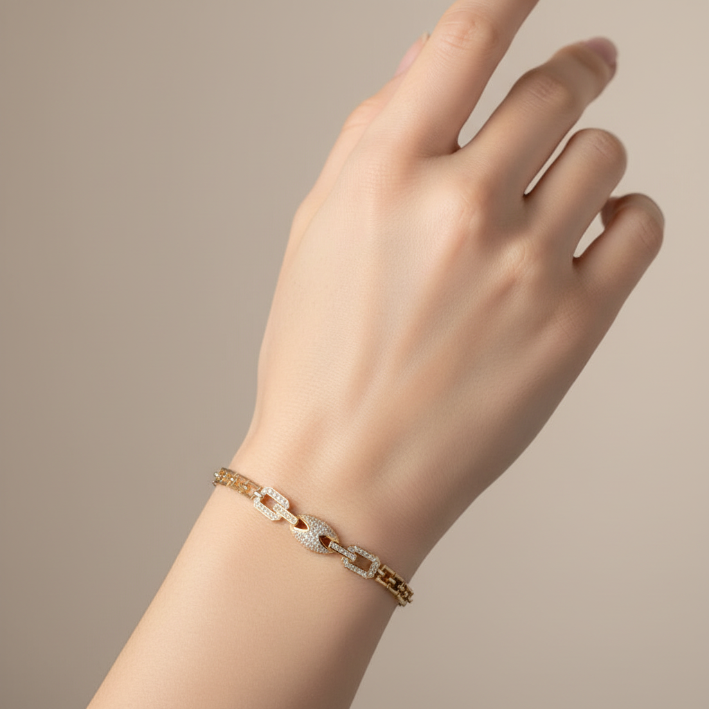 Luxury Gold Link Necklace