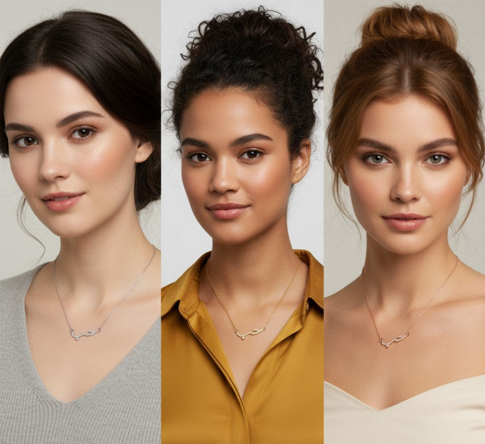 Arabic Love Stainless Steel Necklace