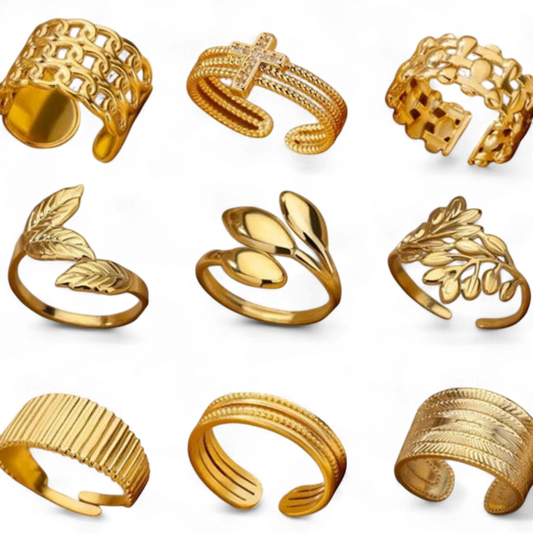 Attractive Gold Rings - 9 Models