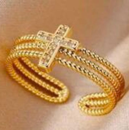 Attractive Gold Stainless Steel Rings – 9 Models