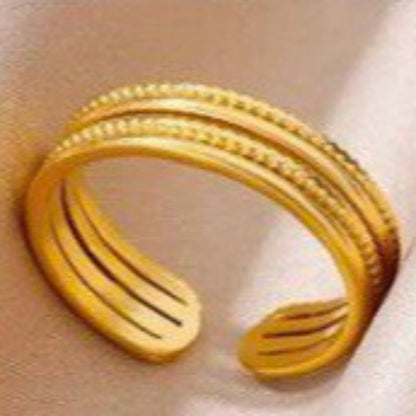 Attractive Gold Stainless Steel Rings – 9 Models