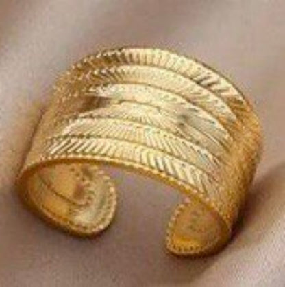 Attractive Gold Stainless Steel Rings – 9 Models
