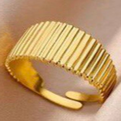 Attractive Gold Stainless Steel Rings – 9 Models