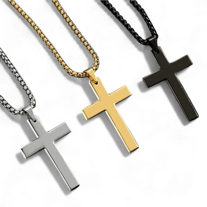 Cross High Quality Necklace - 3 Colors