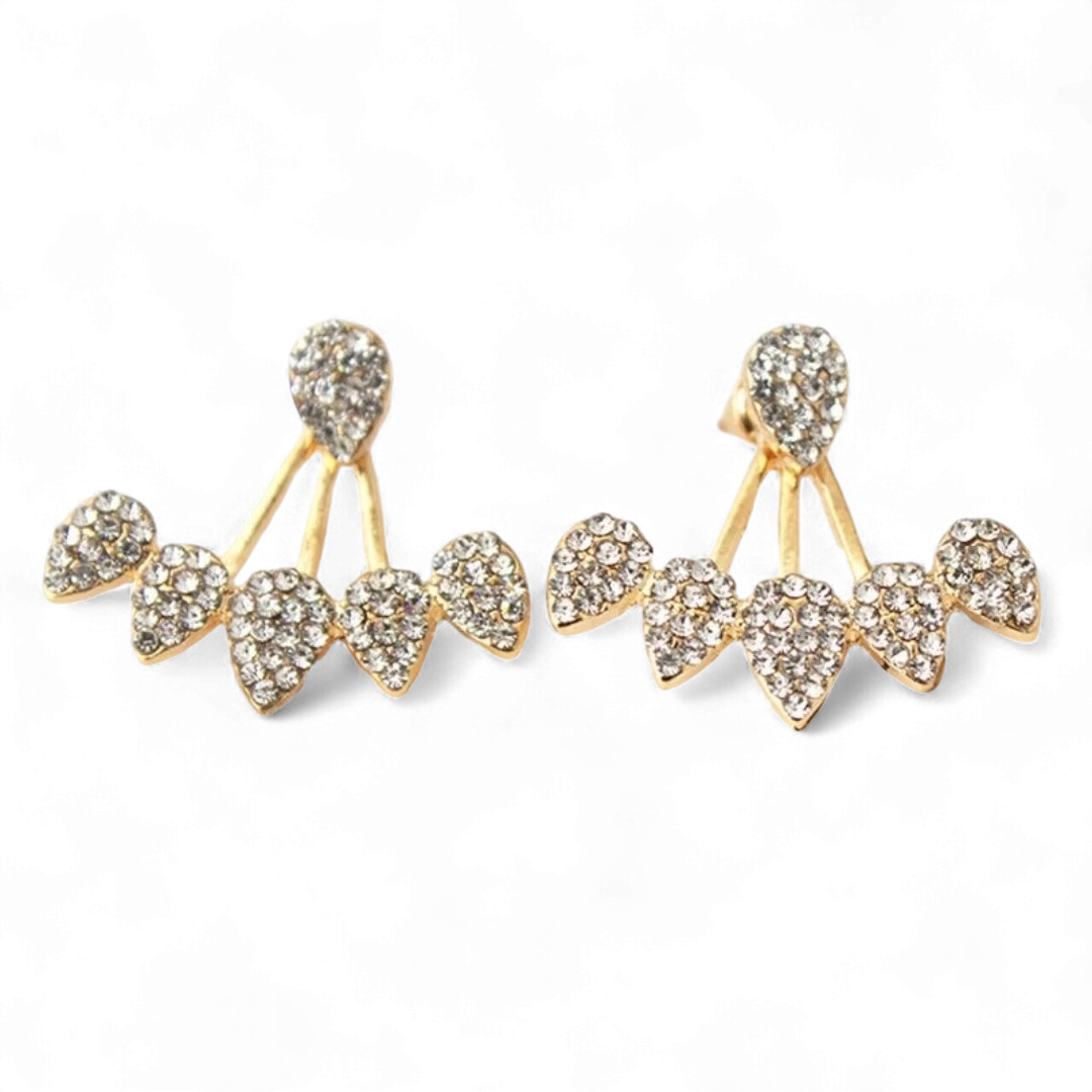 Crystal Water Drop Earrings - 2 Colors