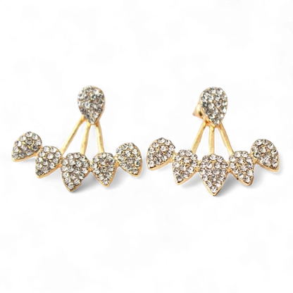 Crystal Water Drop Earrings - 2 Colors