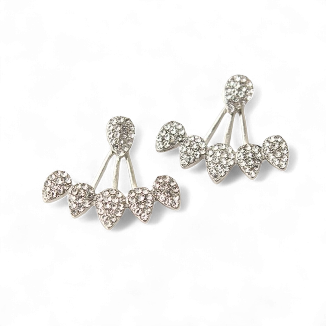 Crystal Water Drop Earrings - 2 Colors