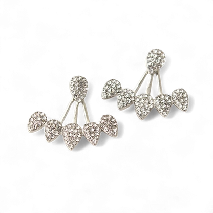 Crystal Water Drop Earrings - 2 Colors