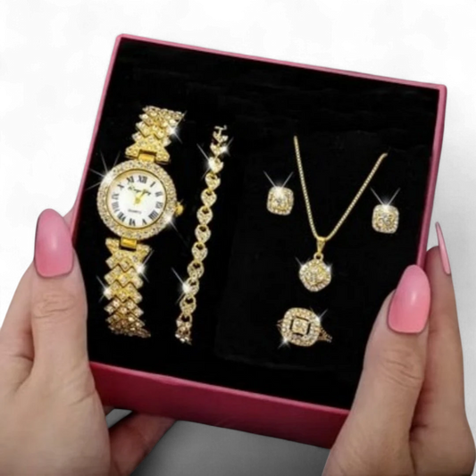 Luxury Bracelet Watch Set