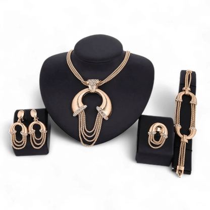 Hot Pearl Vintage Crystal Jewelry Set