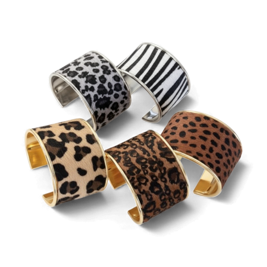 Wild Prints Statement Cuffs