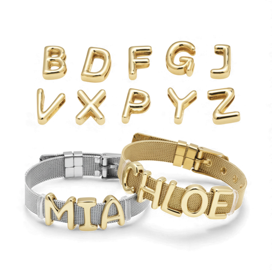 Personalized Letter Mesh Bracelet