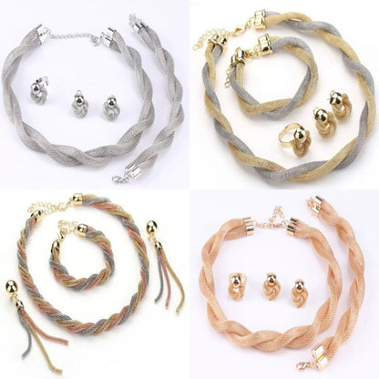 Big Colorful Statement Jewelry Set