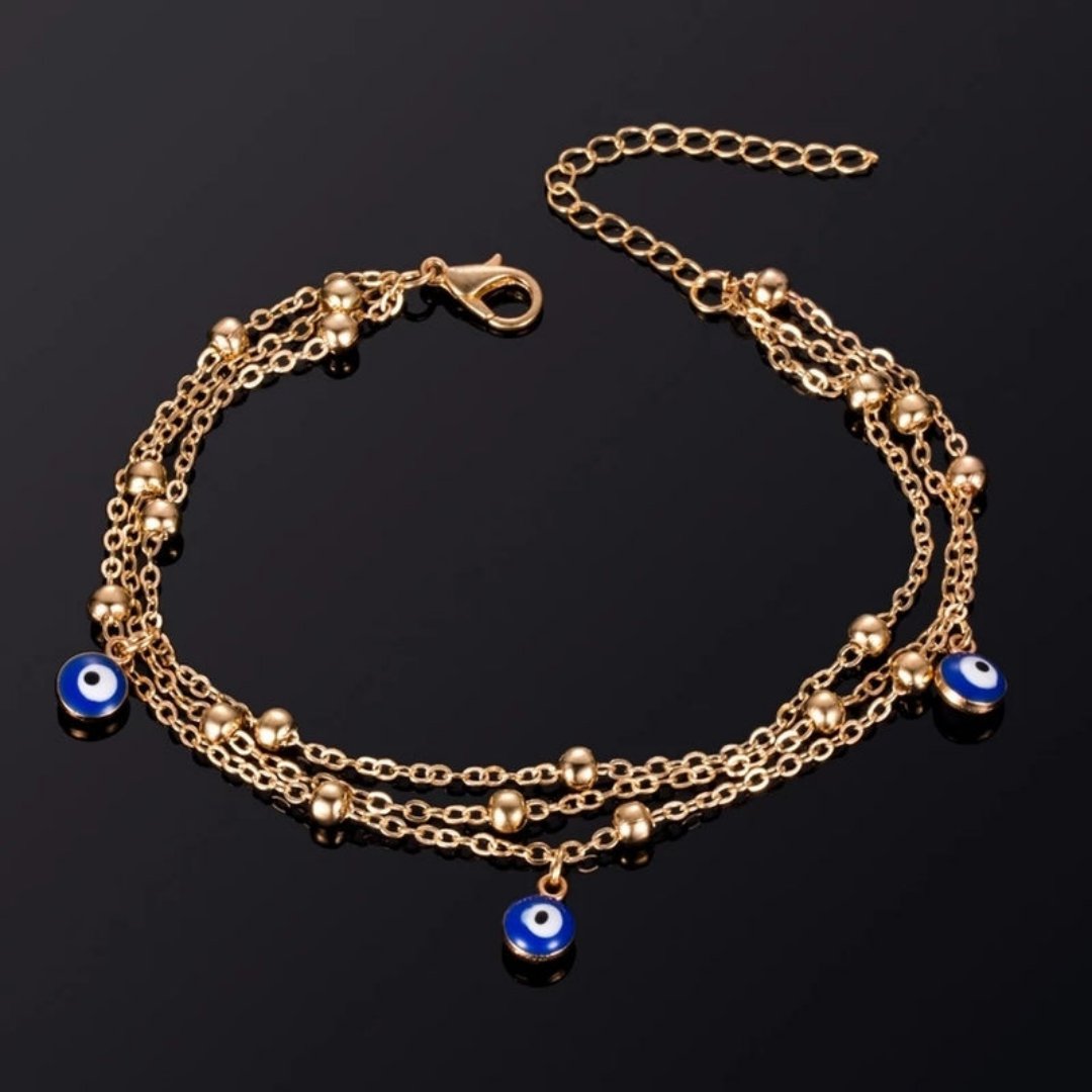 Blue Evil Eye Anklet